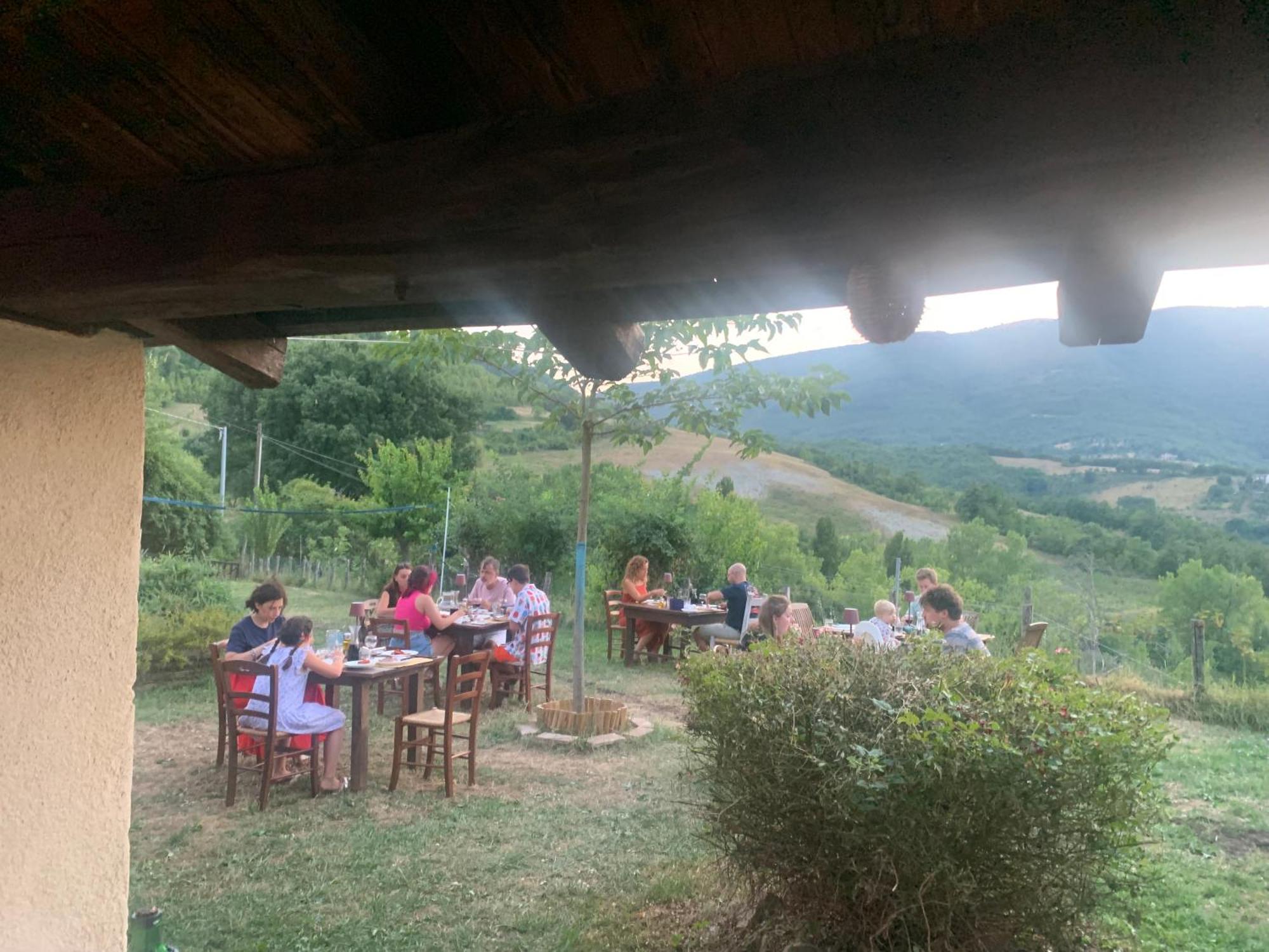 Agriturismo Il Covo Del Solengo Valtopina Bagian luar foto
